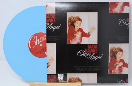 Maya Hawke Chaos Angel album cover with limited edition blue vinyl LP