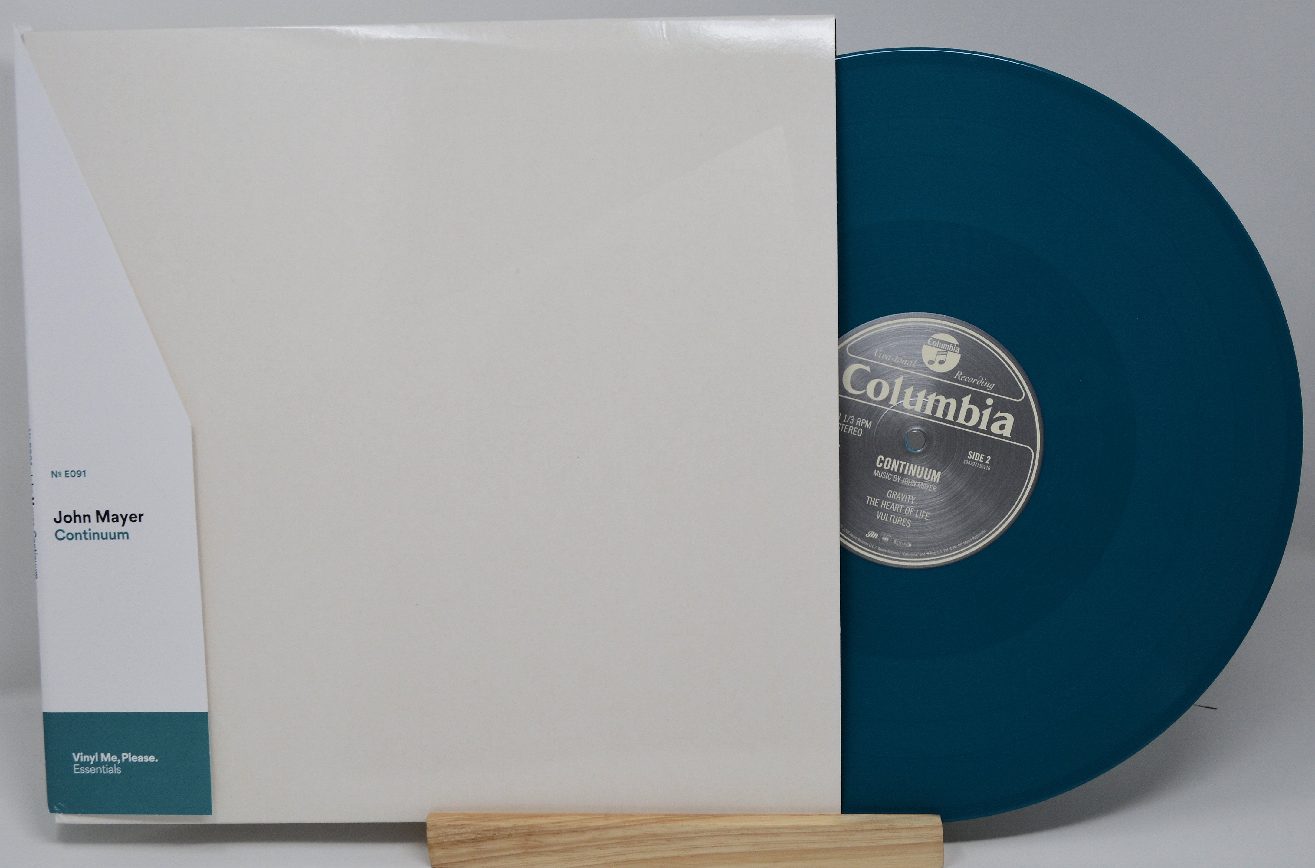John Mayer - Continuum, Vinyl Record Album LP, VMP Turquoise