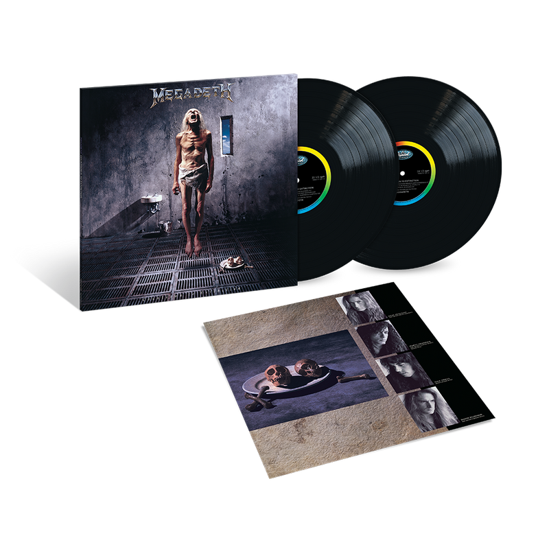 Vinyl album with cover and poster featuring a dramatic scene.