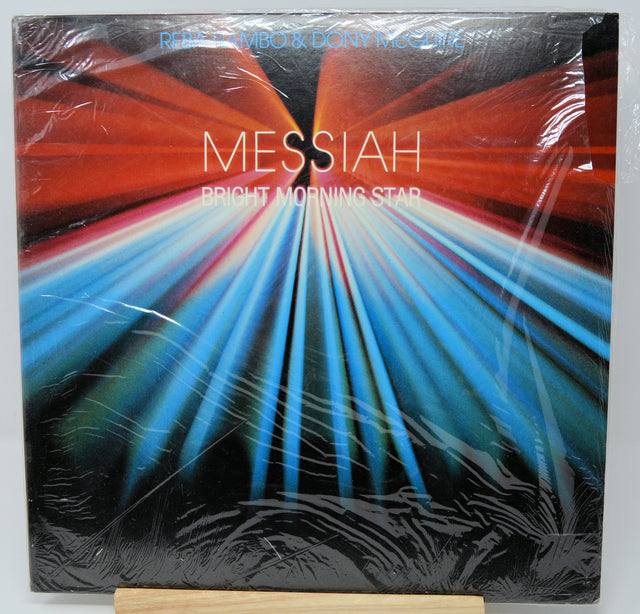Front cover of 'Messiah: Bright Morning Star' vinyl with colorful beams