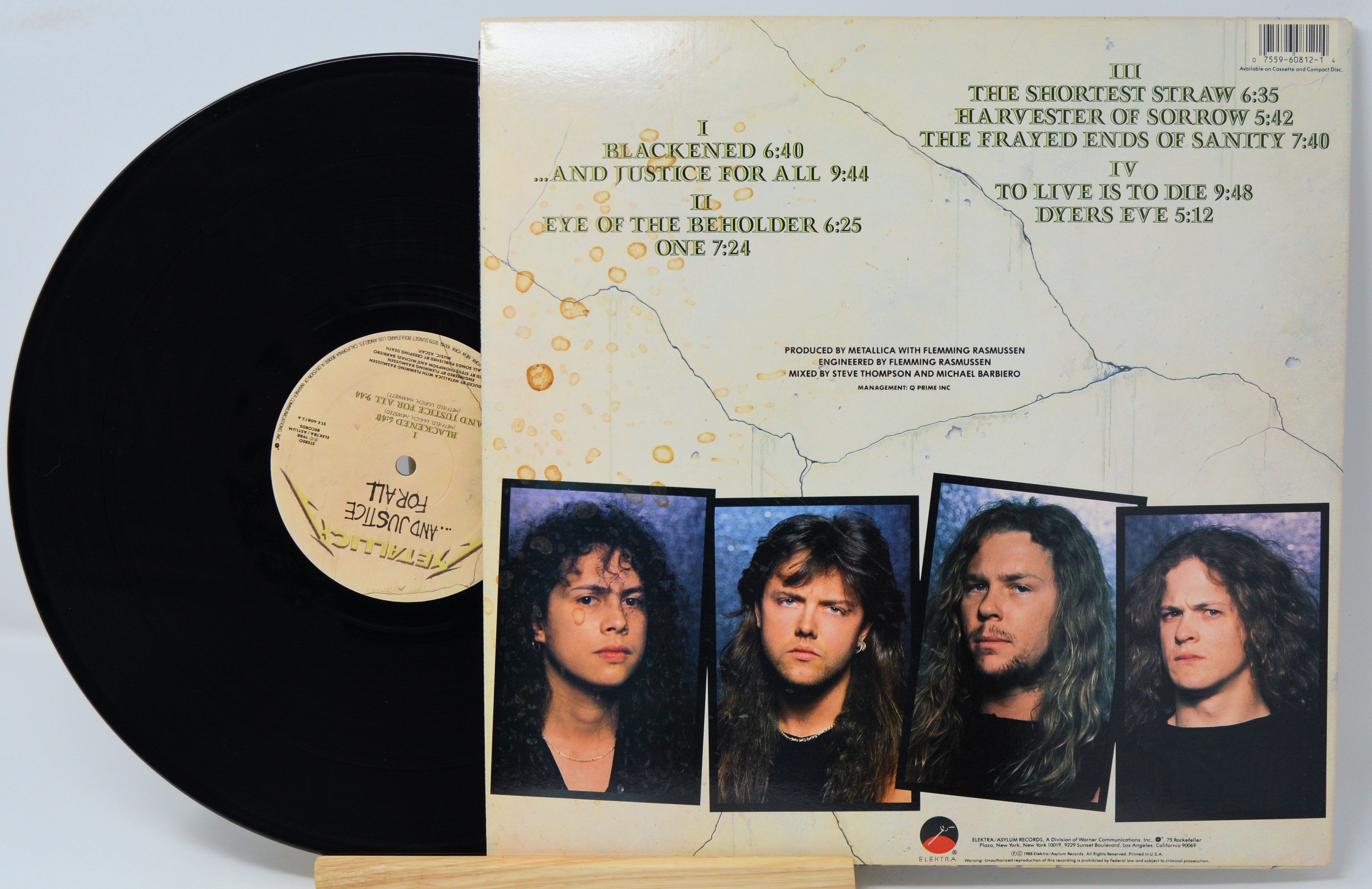 Metallica - And Justice For All, Vinyl Record Album 2LP