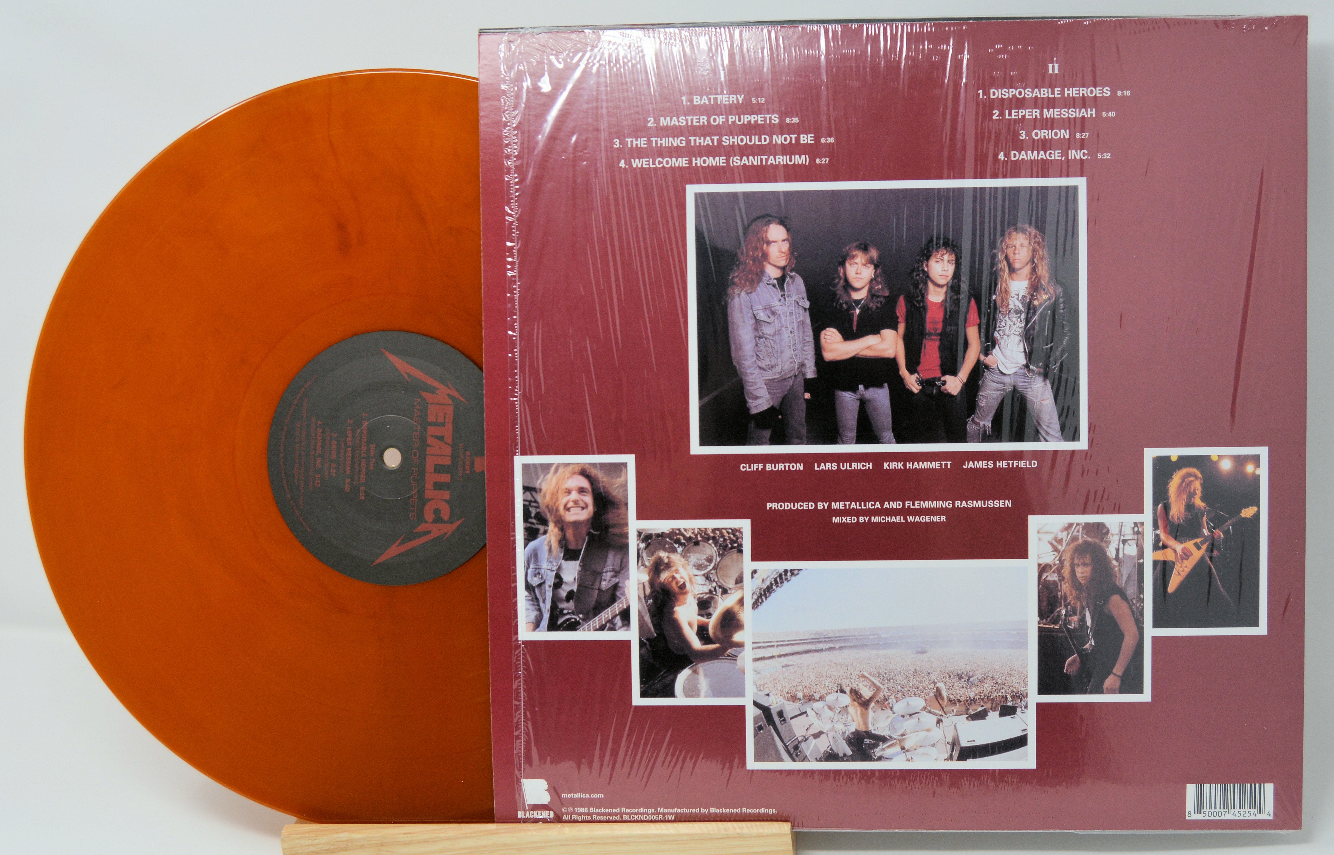 llica Master of Puppets レコード Metallica Master of Puppets New Reissue 858978005219| eBay