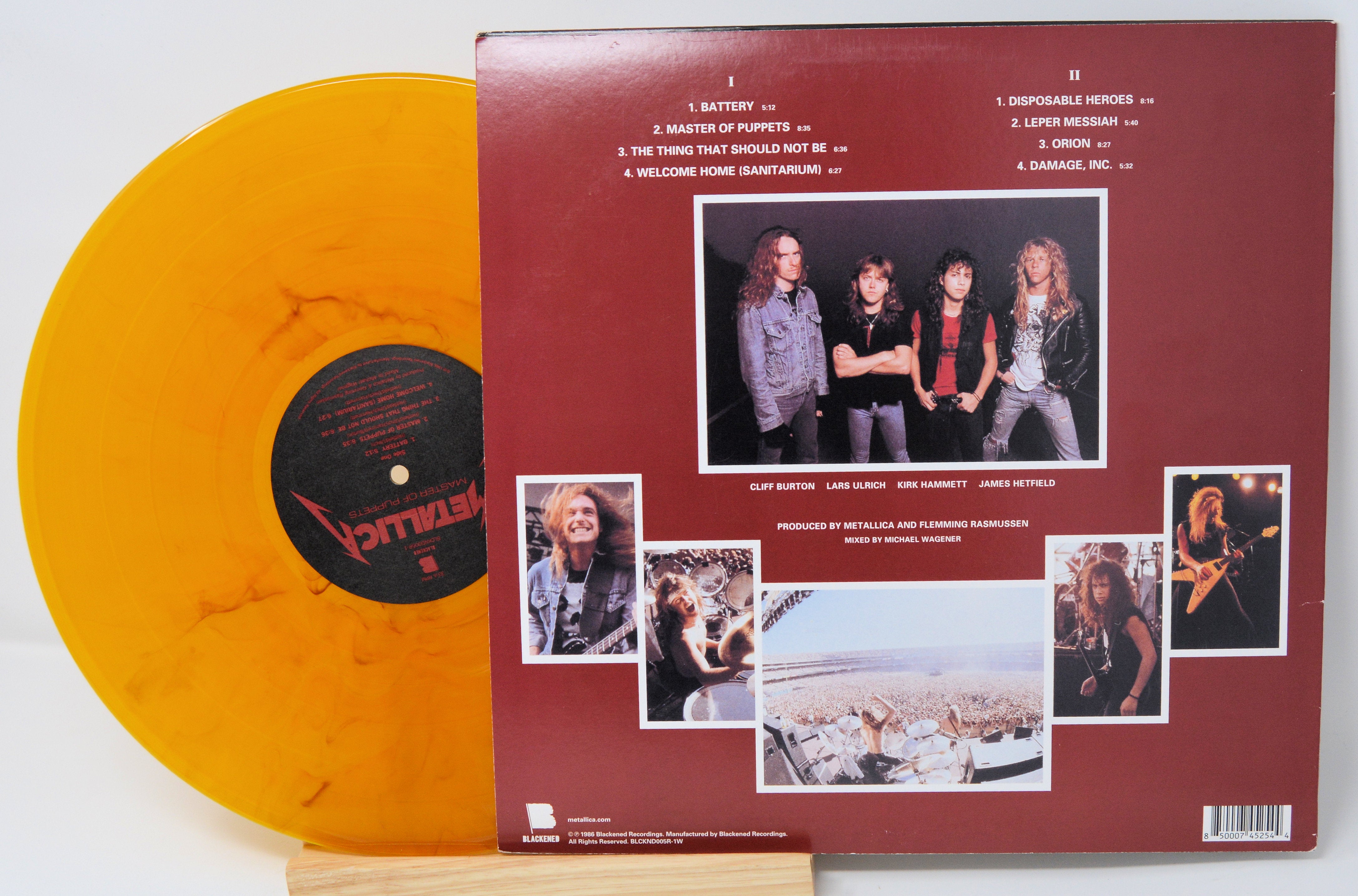 Metallica - Master Of Puppets, Vinyl Record Album LP
