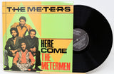 Vinyl record and cover of 'Here Come The Metermen' by The Meters