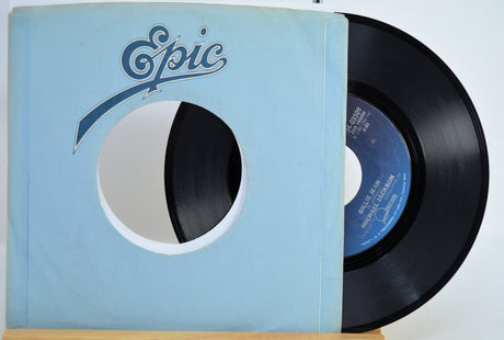 Michael Jackson 'Billie Jean' Vinyl record with blue Epic Records sleeve 