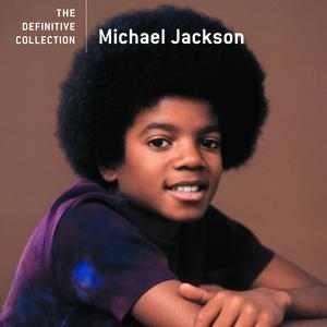 Record cover with a picture of a young Michael Jackson sitting with his arms folded.