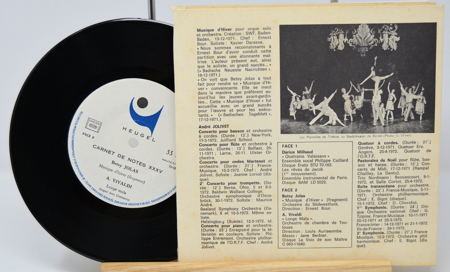 Vinyl record with cover titled 'Tumba Rumba Vol. 3' featuring dancers.