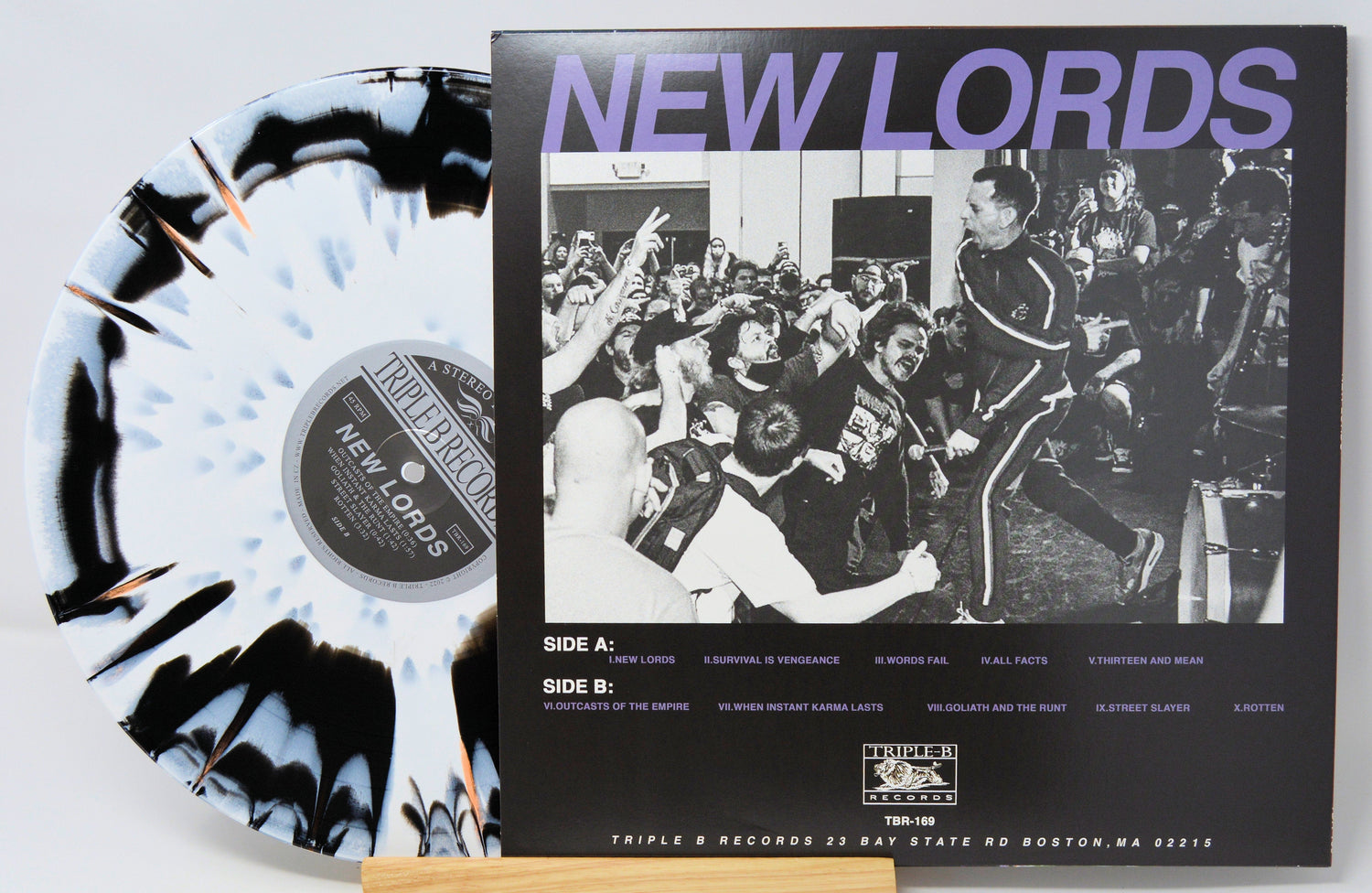 New Lords vinyl record by Mindforce with Triple B Records sleeve showing a crowded live concert photo