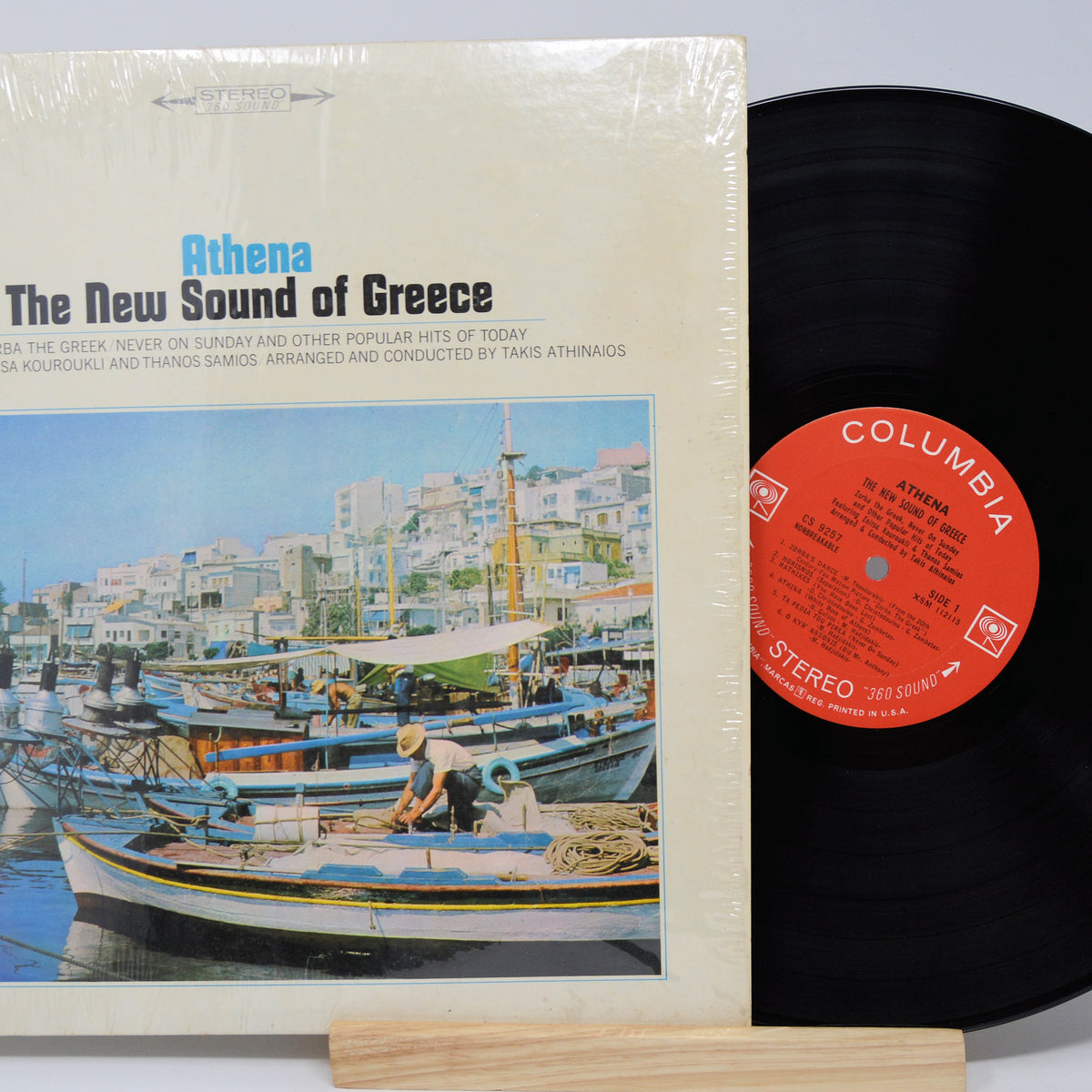 Athens Record Label Athena The New Sound Of Greece, Vinyl Record LP, Columbia, Kouroukli ...