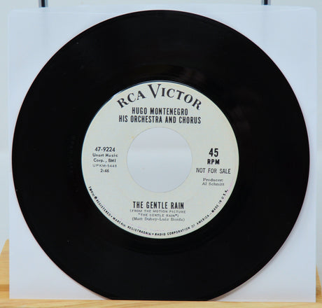 Record label from a vinyl record on a white background