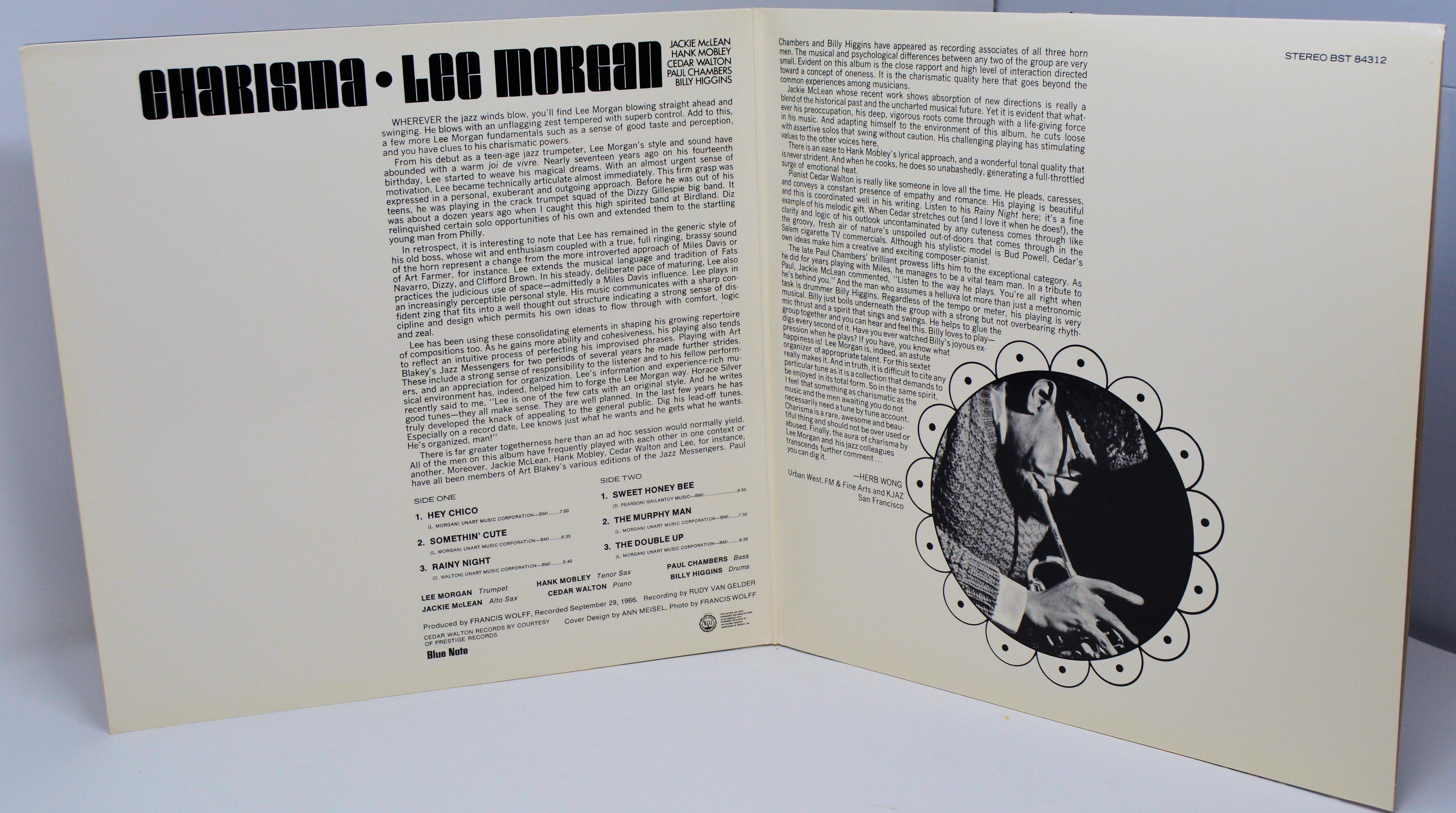 Lee Morgan - Charisma, Vinyl Record Album LP, Blue Note, BST