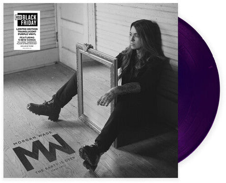 Morgan Wade The Party Is Over limited edition translucent purple vinyl record with album cover