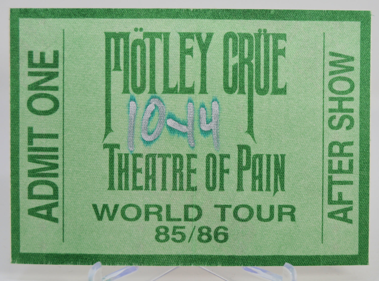 Motley Crue - Backstage Pass & Ticket 85-86