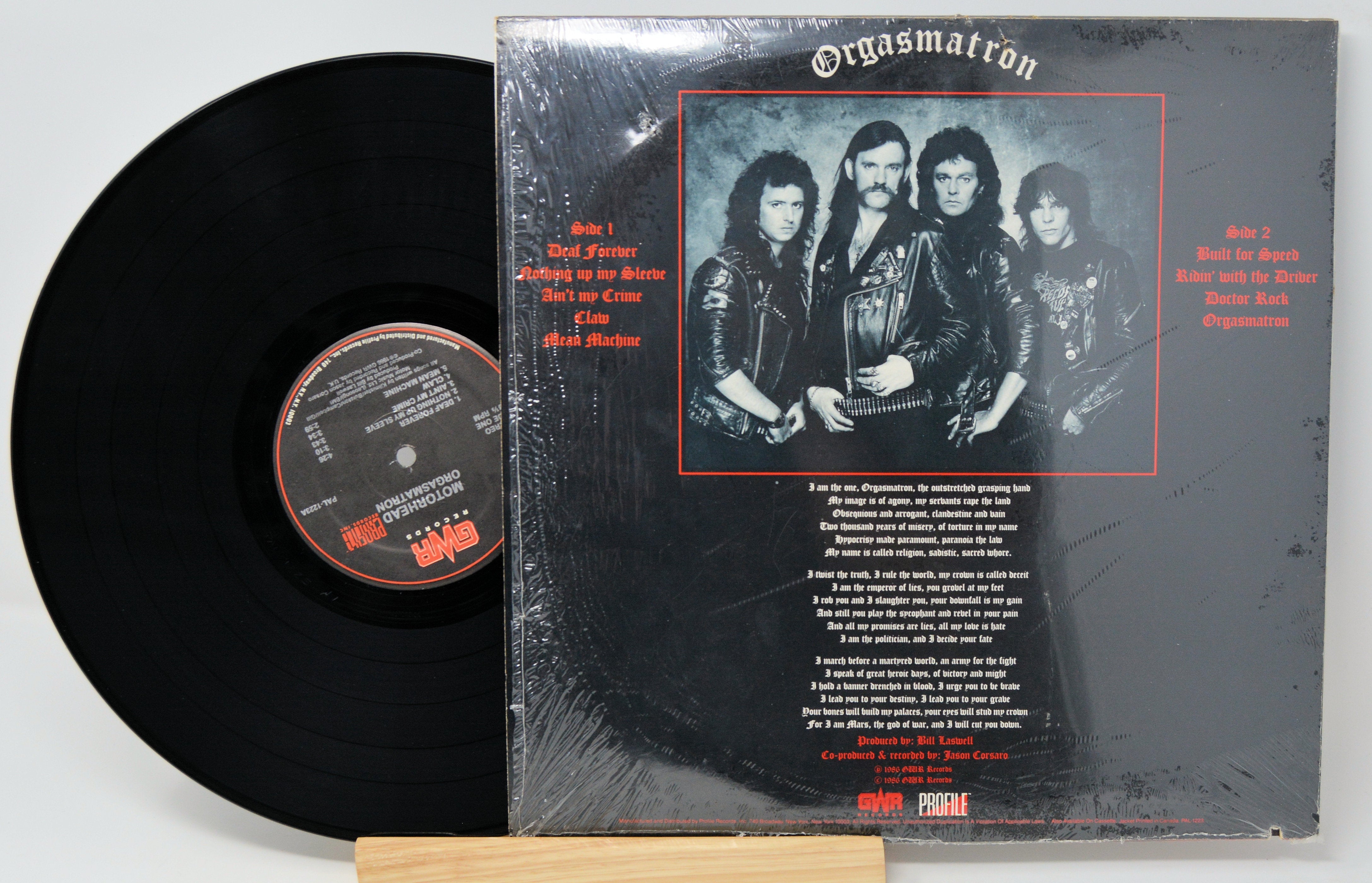 Motorhead - Orgasmatron, Vinyl Record Album LP, Original, Lemme