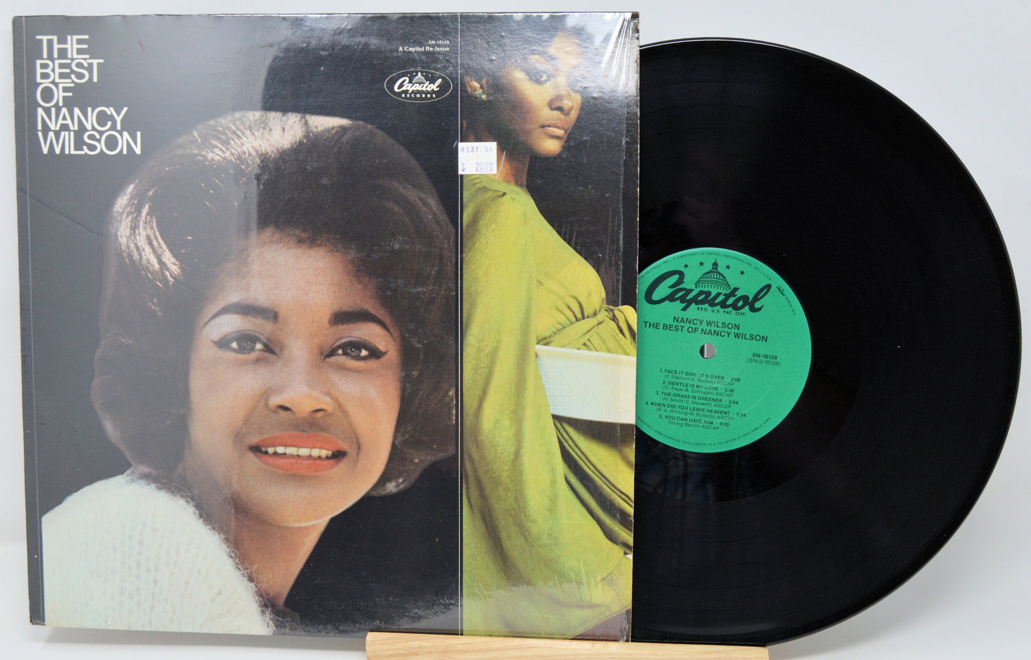 Vinyl record with cover featuring Nancy Wilson and Capitol Records logo