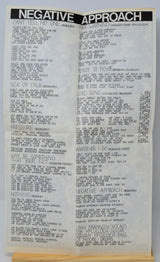 Sheet of paper with text on a white background