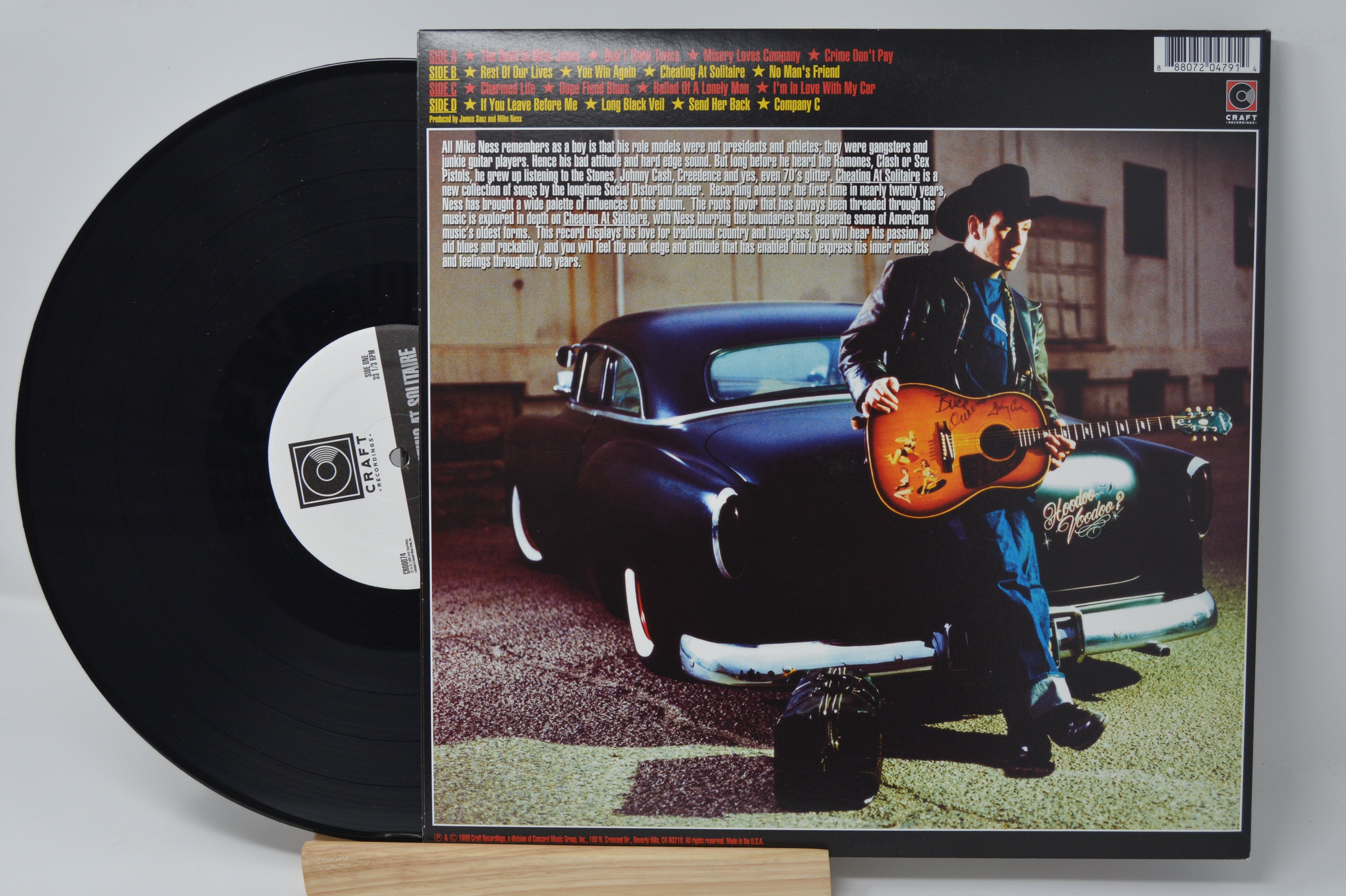 Mike Ness - Cheating At Solitaires, Vinyl Record LP, Social