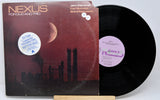 Front cover and vinyl record of Nexus For Duo and Trio by John Klemmer, with DJ copy promotion sticker