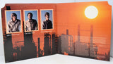 Gatefold inner sleeve of Nexus For Duo and Trio LP featuring portraits of John Klemmer, Carl Burnett, and Bob Magnusson