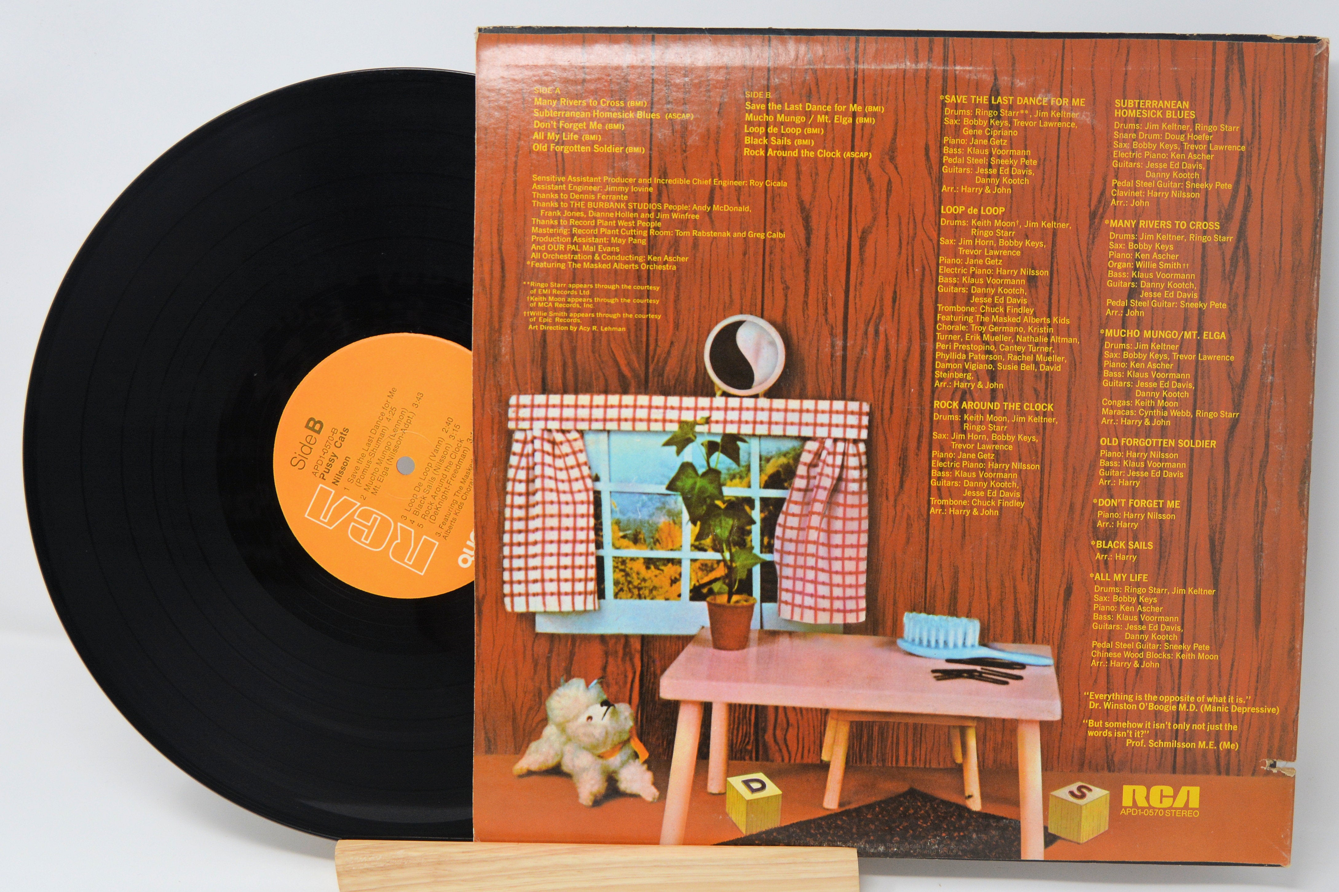 Nilson, Harry - Pussy Cats, Vinyl Record Album LP, Quad – Joe's Albums