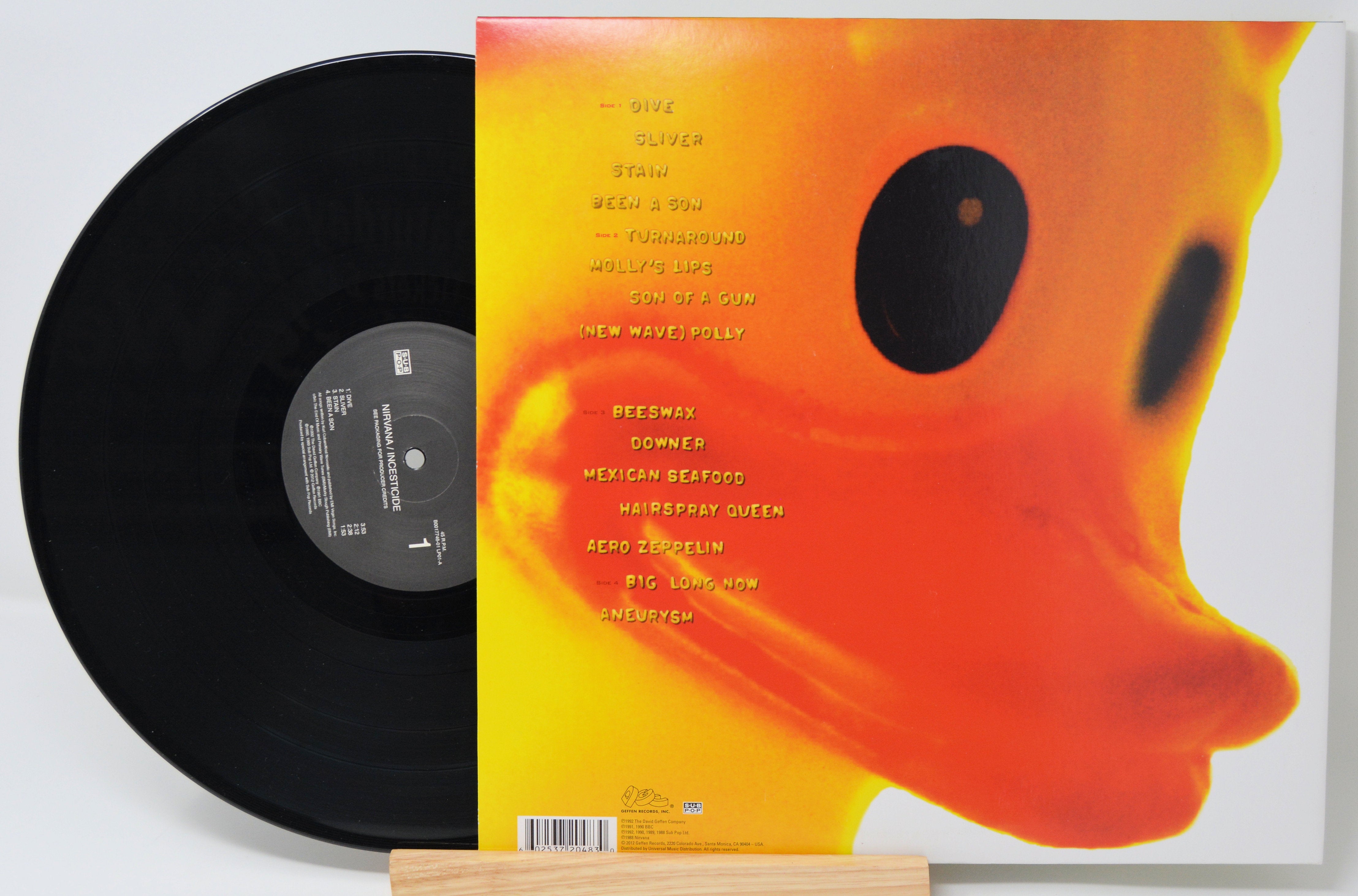 Nirvana - Incesticide, Vinyl Record Album 2LP, 45RPM – Joe's