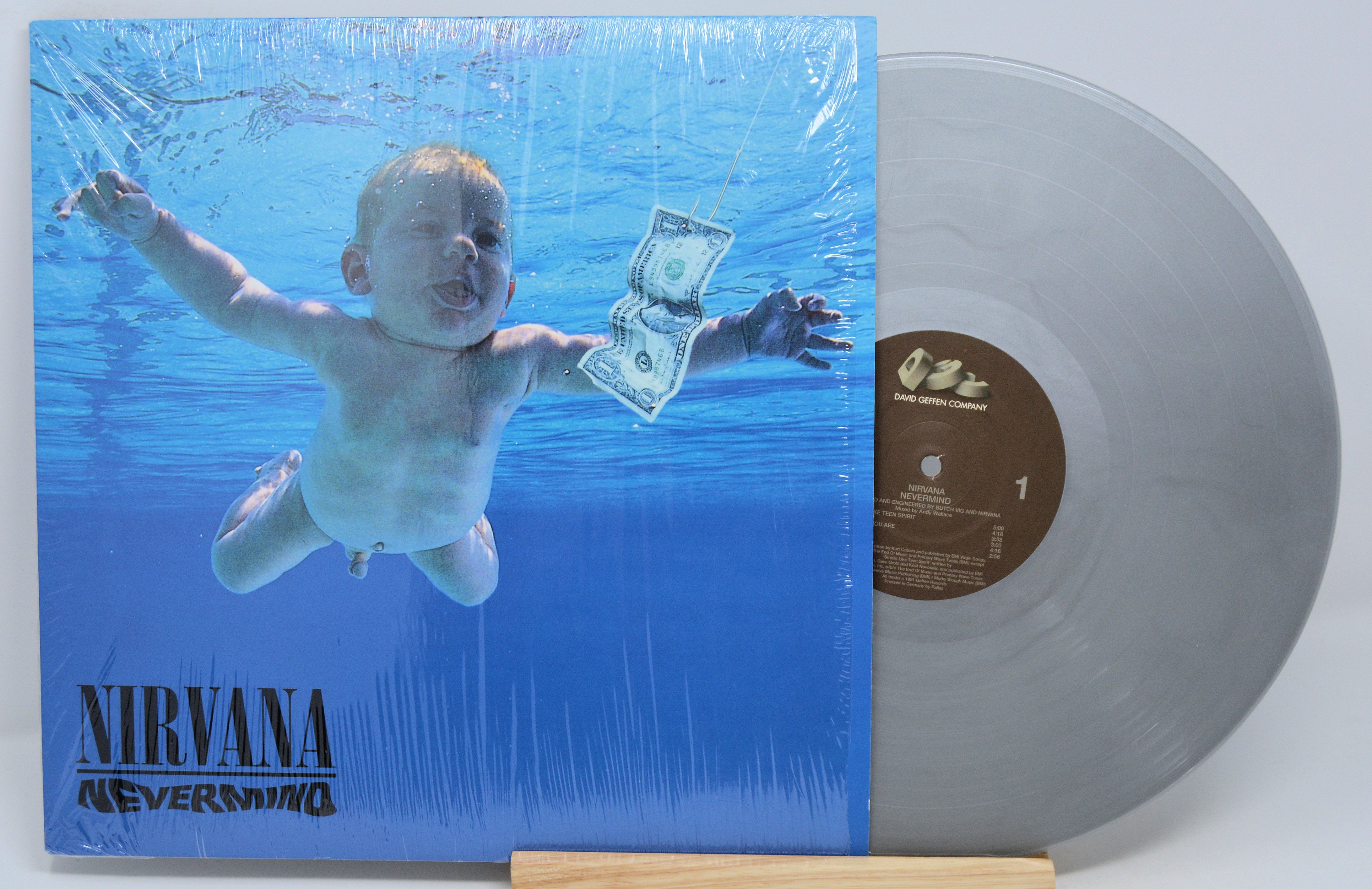 Nirvana - Nevermind, Vinyl Record Album LP, Silver Colored – Joe's Albums Nirvana - Nevermind, Vinyl Record Album LP, Silver Colored – Joe's Albums