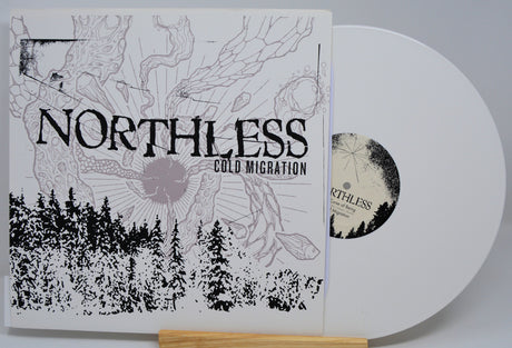 Northless Cold Migration limited edition white vinyl with illustrated forest cover
