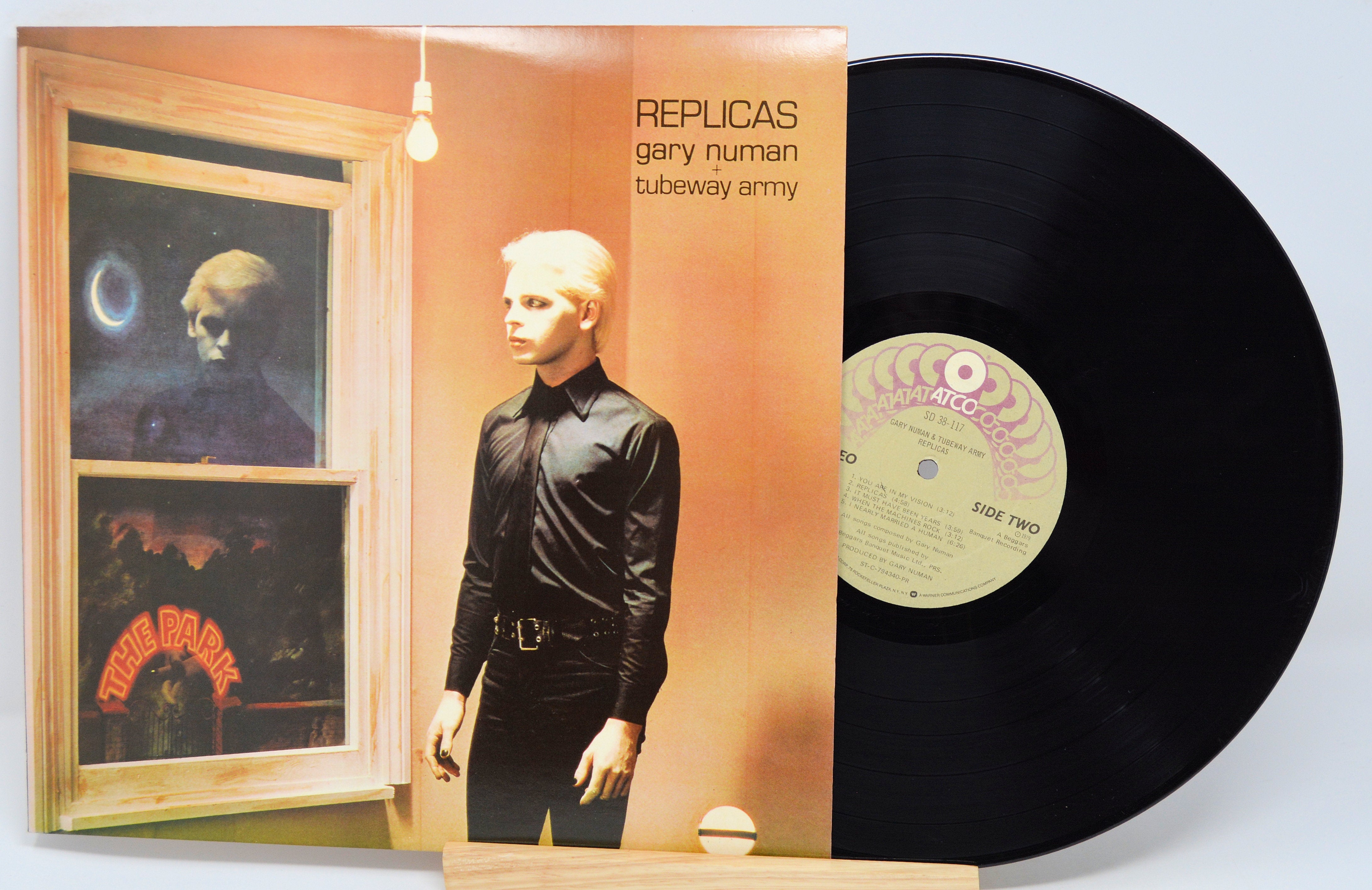 Numan, Gary - Replicas, Vinyl Record Album LP, ATCO, Beggars