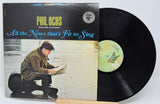 Ochs, Phil - All The News That's Fit To Sing