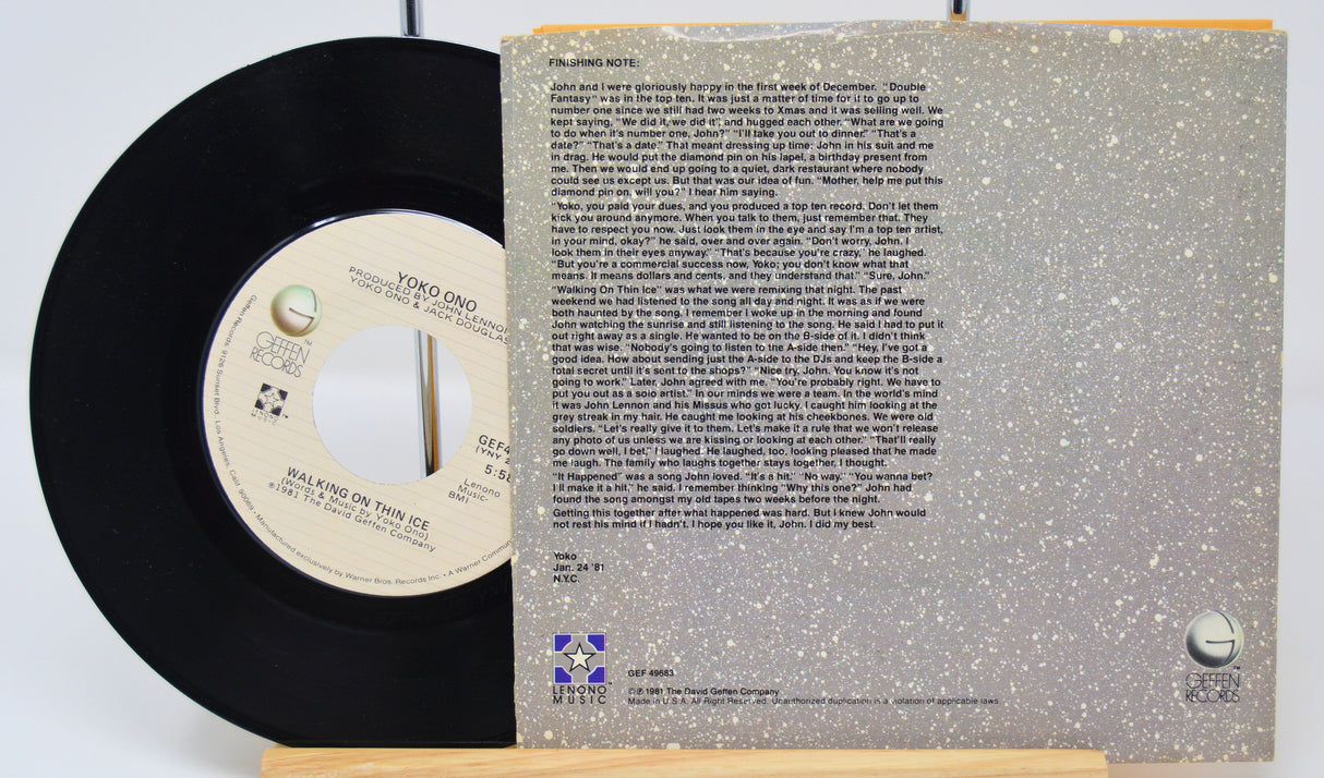 Ono, Yoko - Walking On Thin Ice
