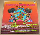 Front cover of Original Rock Oldies Golden Hits Vol. 1 LP with colorful illustrated artwork