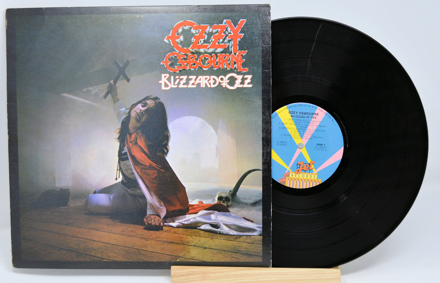Ozzy Osbourne Blizzard Of Ozz, Vinyl Record Album LP, Original Joe