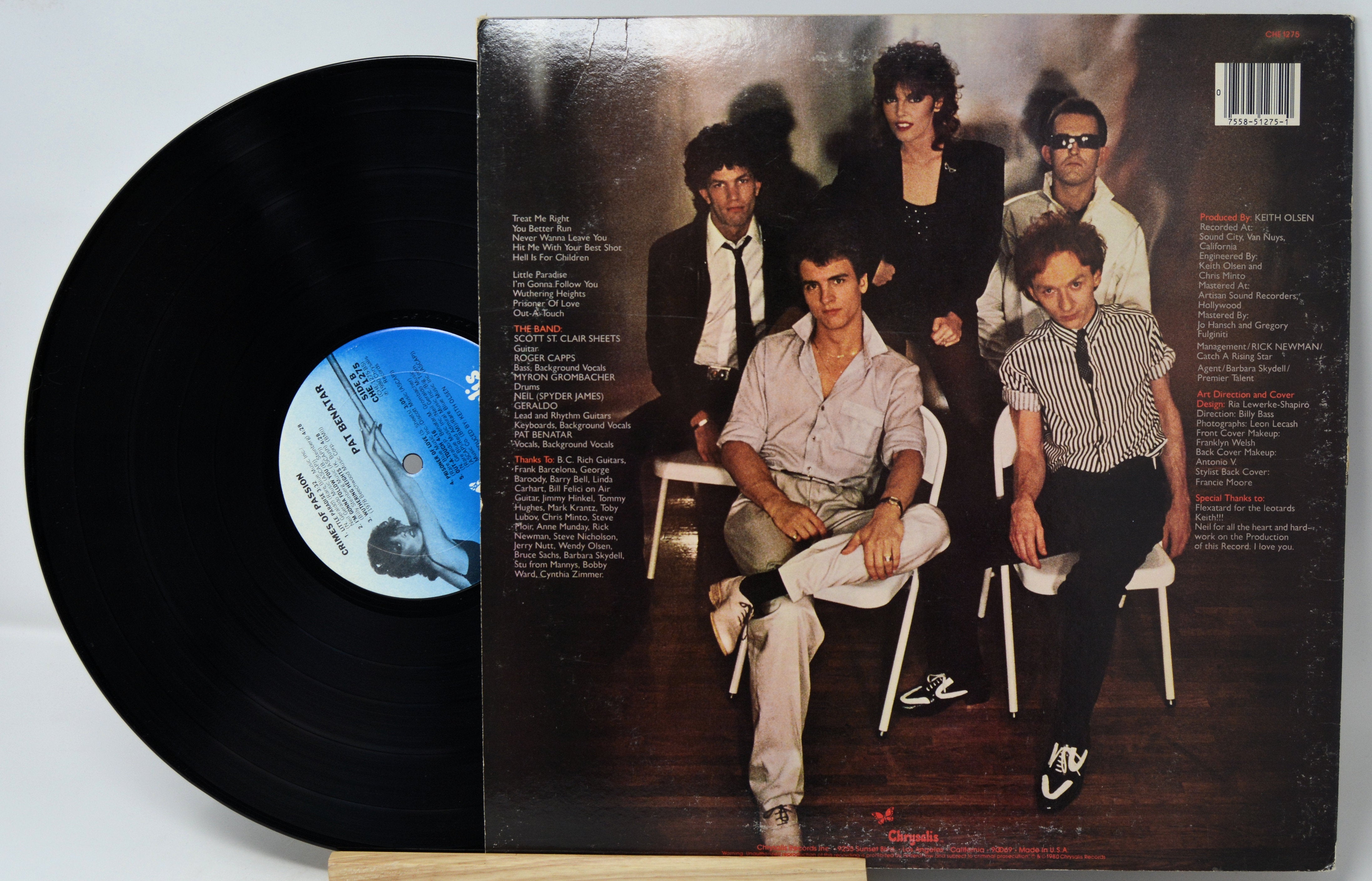 Benatar, Pat - Crimes Of Passion, Vinyl Record Album LP, Chrysalis