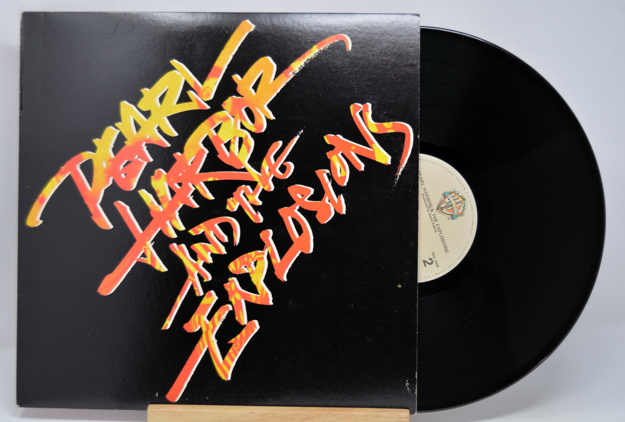 'Pearl Harbor and The Explosions Self Titled' Vinyl record with colorful text on the cover