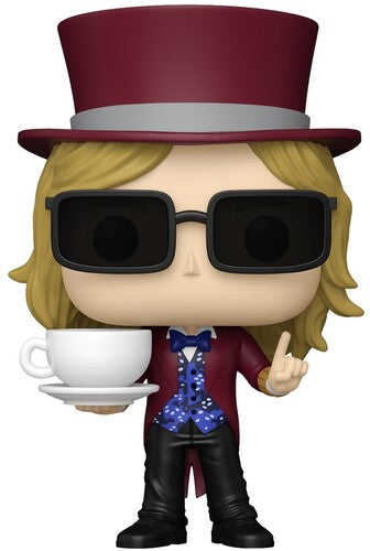 Funko Pop! vinyl figure of a character with a top hat, sunglasses, and holding a cup on a white background