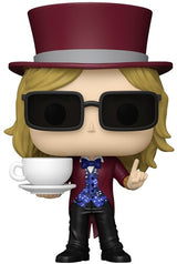 Funko Pop! vinyl figure of a character with a top hat, sunglasses, and holding a cup on a white background