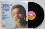 Vinyl record and cover titled 'The Best of Wilson Pickett' on a white background