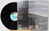 Pink Floyd Animals - Both Sides 2 vinyl record shown with the black LP partially pulled from the back cover, which features a cityscape photograph and track listing, photographed on a light background.
