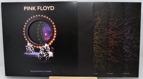 Pink Floyd album cover with a stylized depiction of the London Eye.