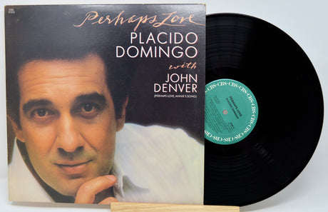 Vinyl record with Placido Domingo and John Denver album cover
