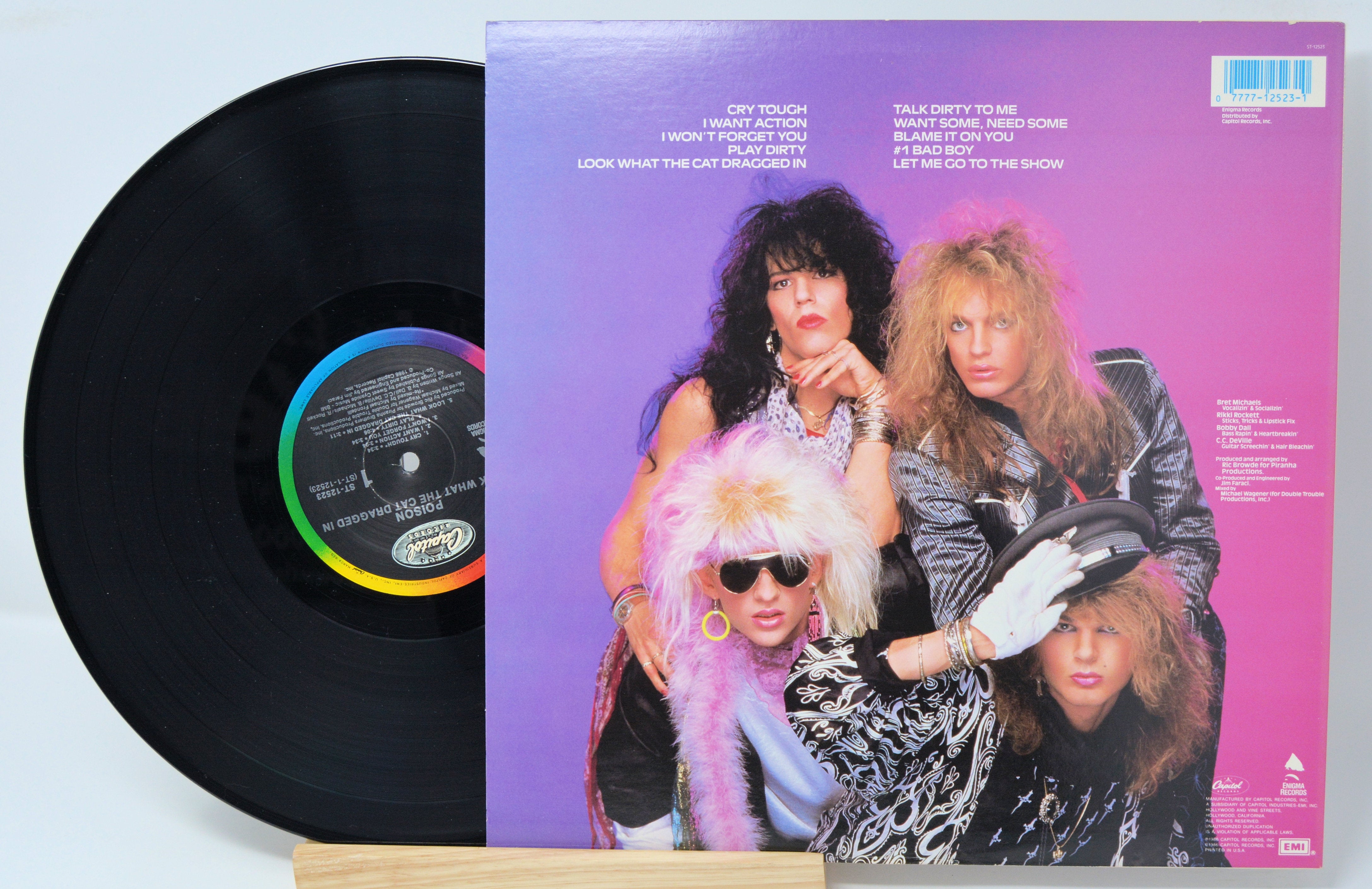 Poison - Look What The Cat Dragged In, Vinyl Record Album LP