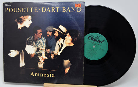 Vinyl record with 'Pousette-Dart Band' album cover featuring a group of people.