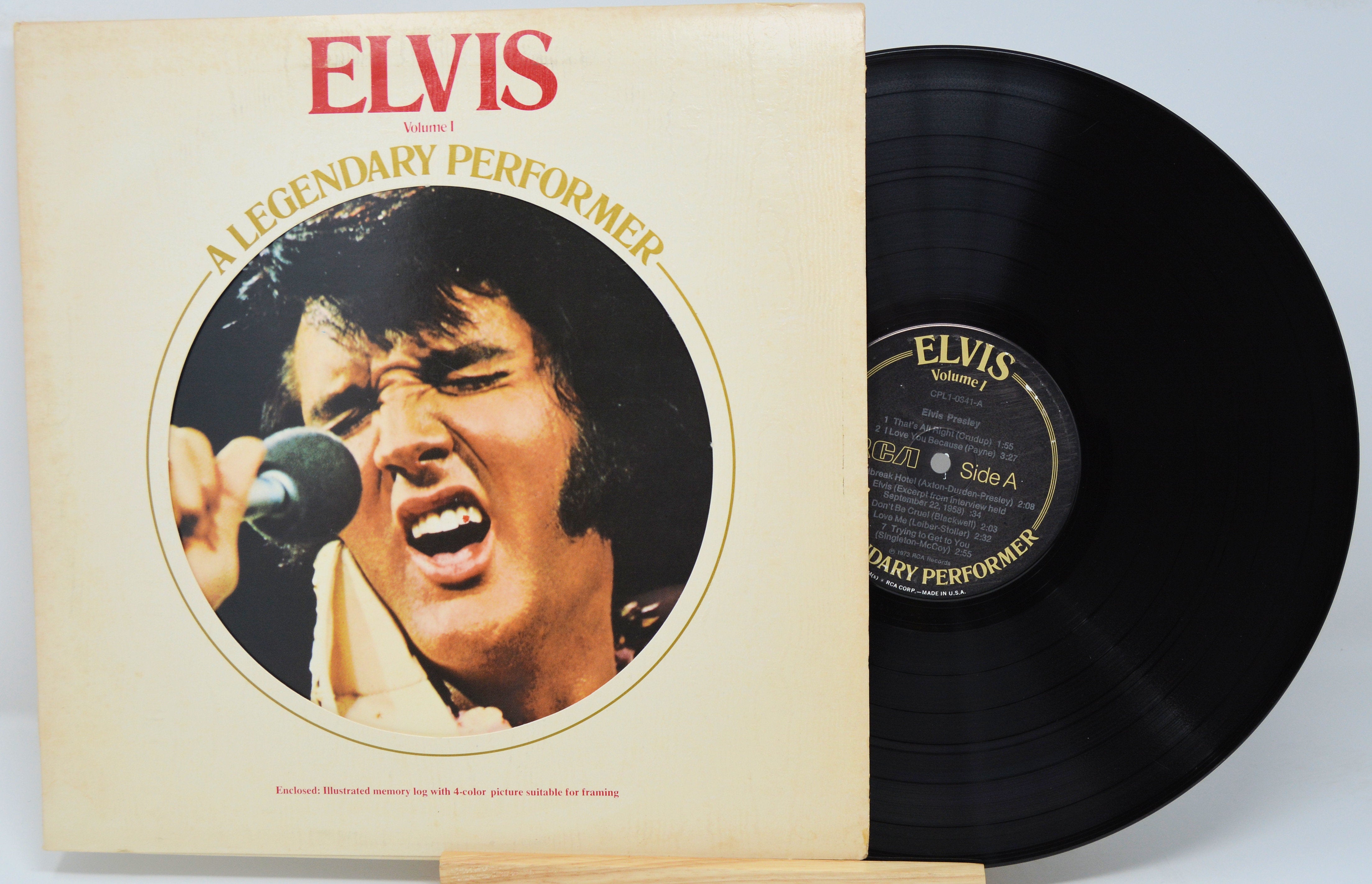 Elvis Presley, Legendary Performer Vol 1, Vinyl Record LP,RCA
