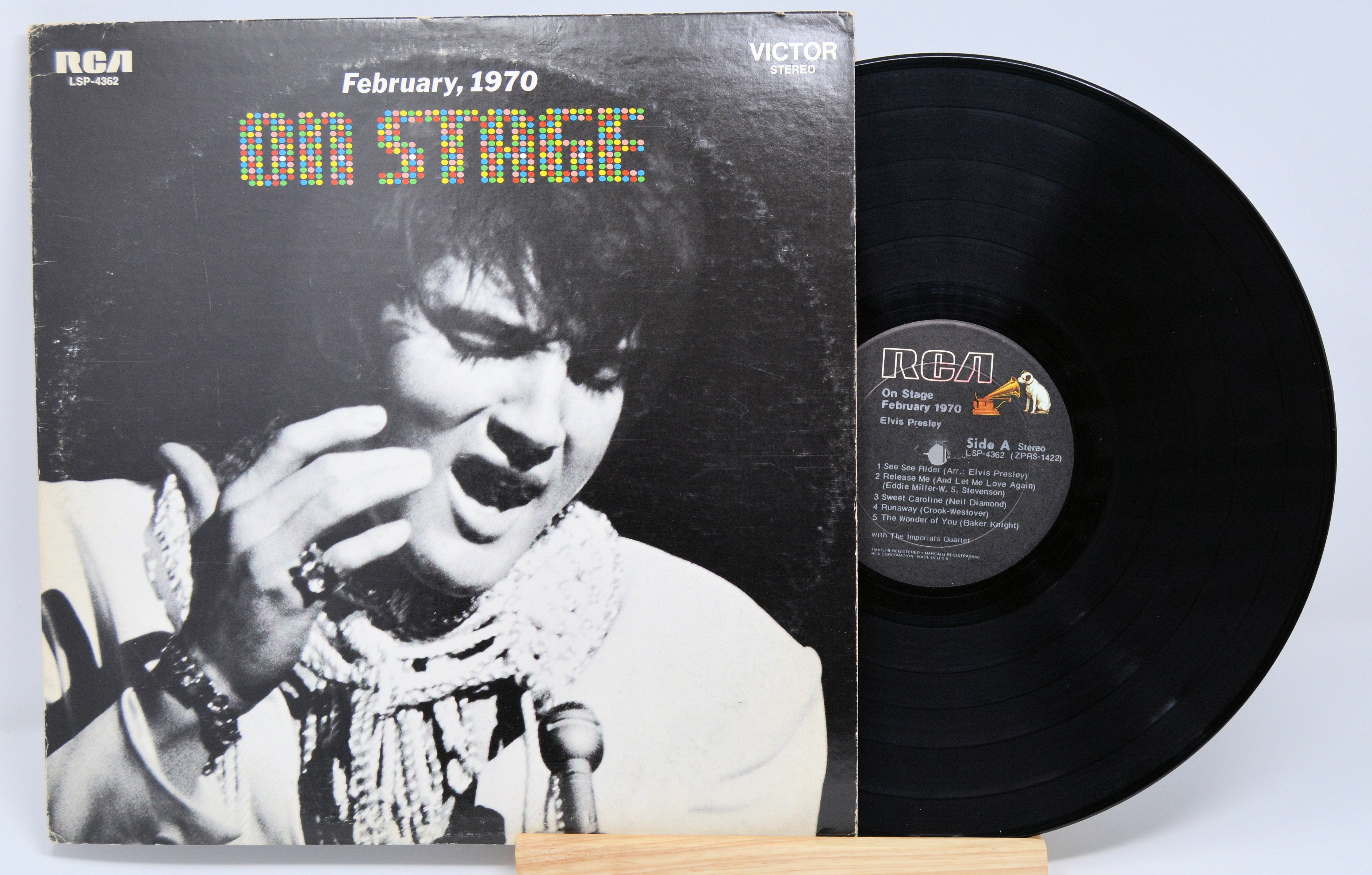 その他 LP Elvis Presley On Stage In The USA WRMB304 WIZARDO /00260 Elvis Presley - On Stage, Vinyl Record Album LP – Joe's Albums