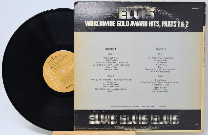 Elvis Presley Worldwide Gold Hits Award Parts 1&2, Vinyl Record 2LP