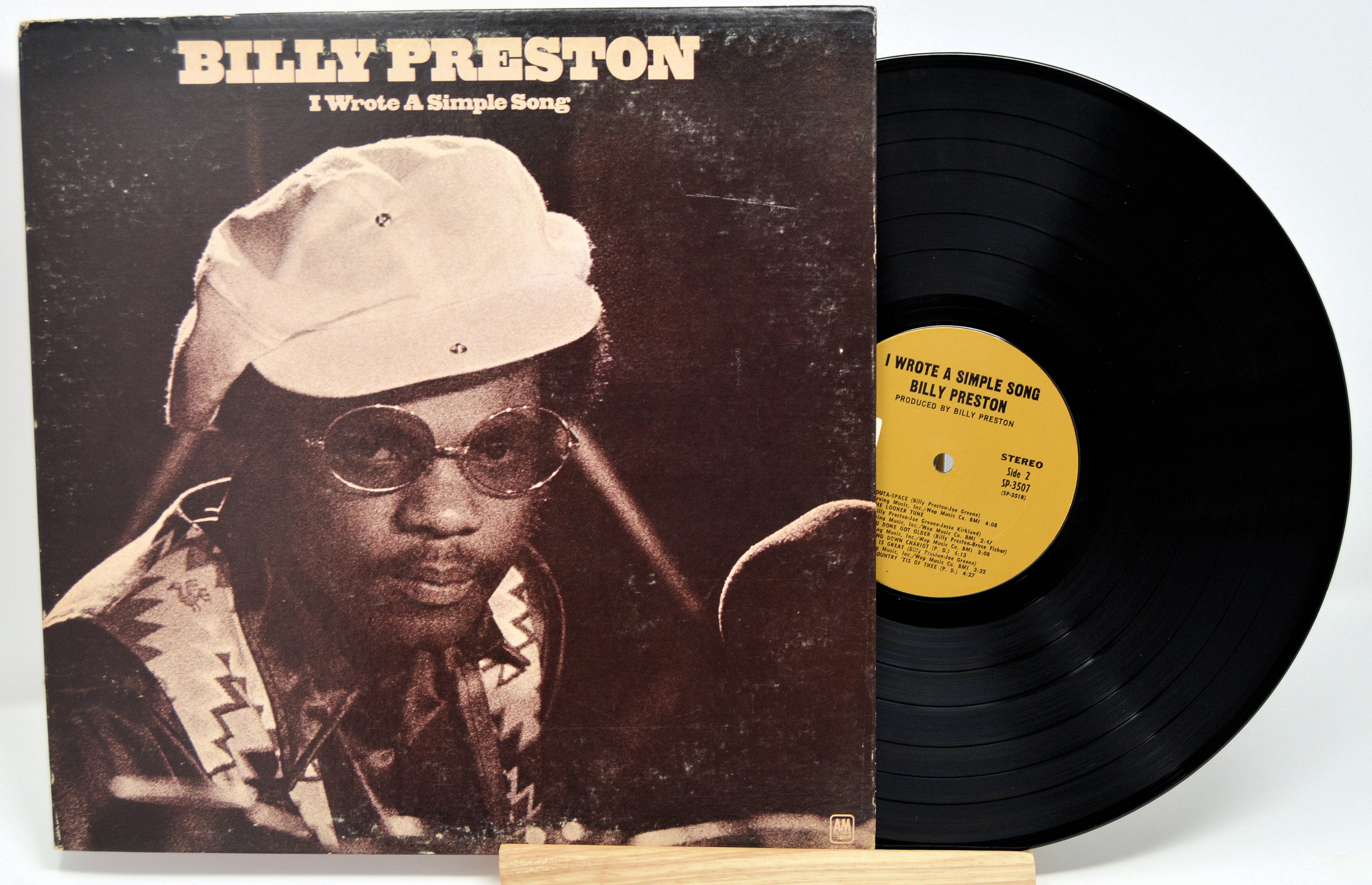 Preston, Billy - I Wrote A Simple Song, Vinyl Record Album LP