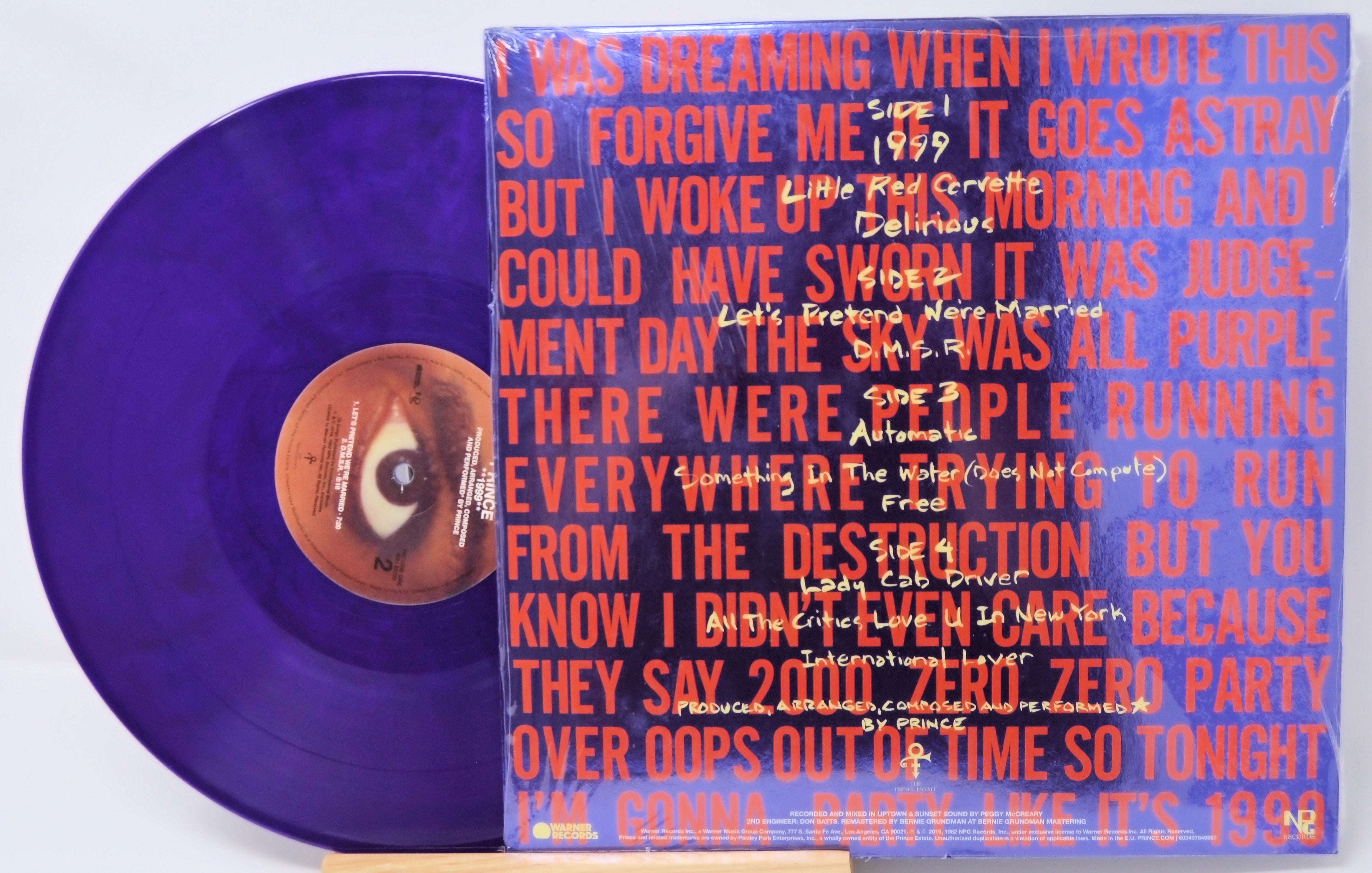 Prince - 1999, Purple, Vinyl Record Album 2LP, Purple Color