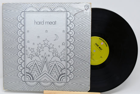 Front cover of Hard Meat vinyl LP with psychedelic artwork and exposed record
