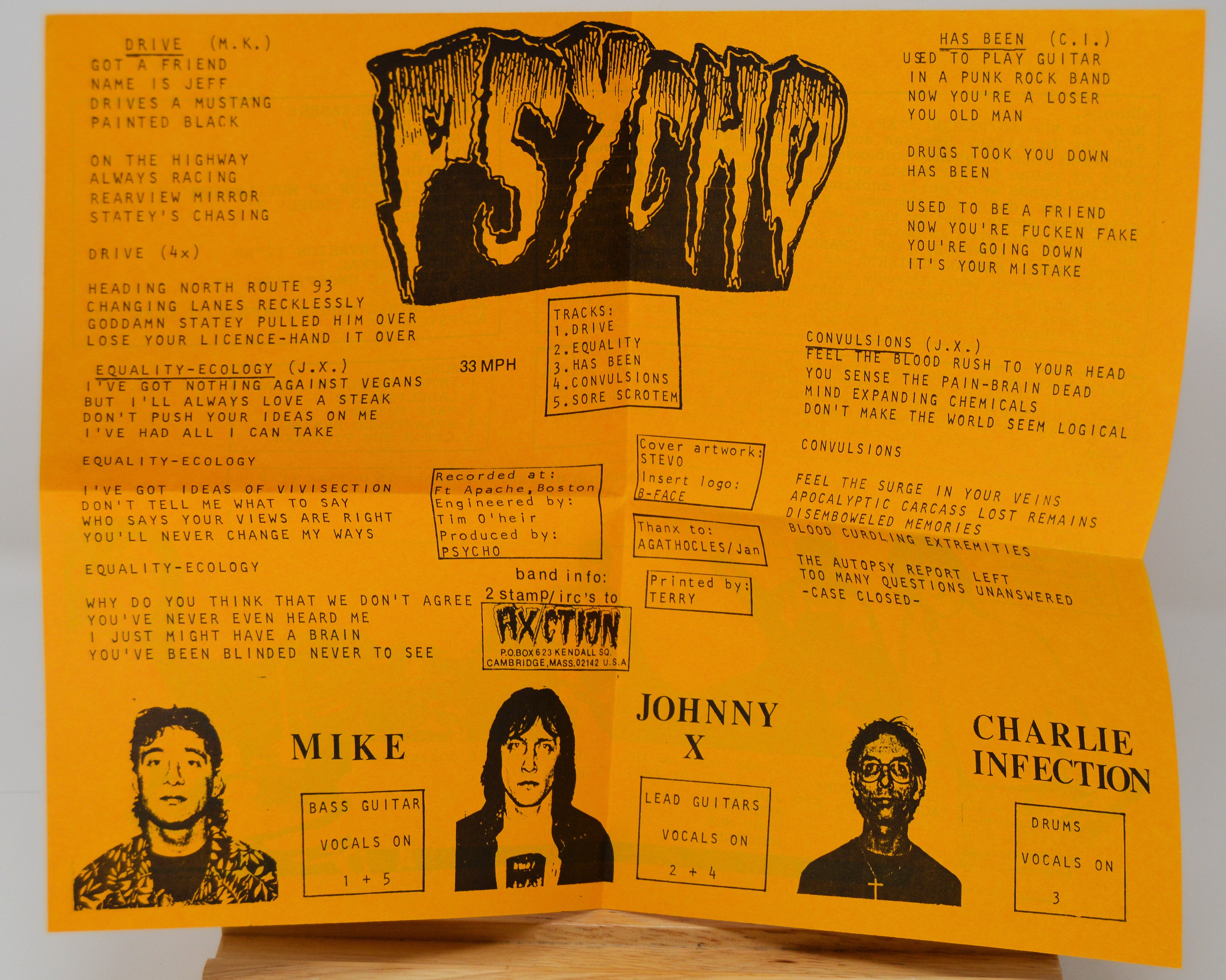 Psycho / Agathocles - Hail To Japan, 7 Inch Vinyl Record – Joe's