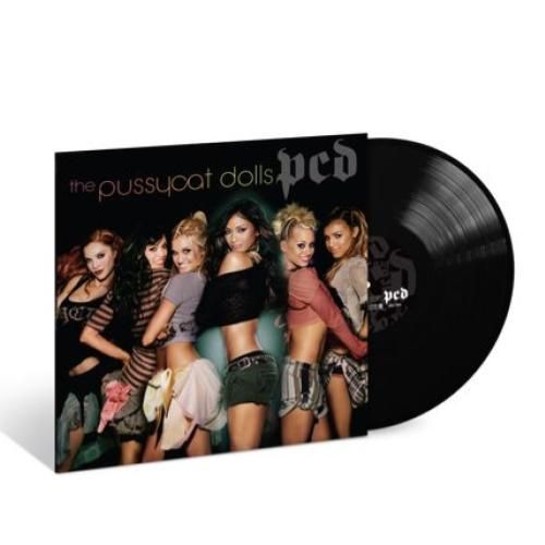 Vinyl record with 'The Pussycat Dolls' cover featuring five women in various outfits.